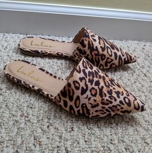 Lulu's leopard flats size 8.5